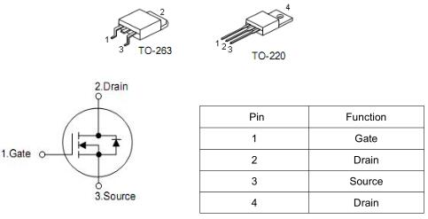 低压MOS管,KNX2708A,160A/80V
