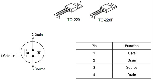 20A 500V场效应管 TO-220 KNX7150A MOS管​原厂原装-KIA MOS管