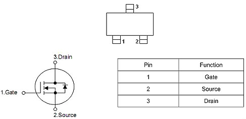ao3400参数,30v5.8a mos管,KIA3400参数代换-KIA MOS管