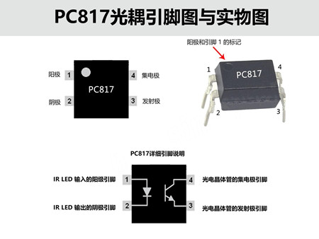 817c光耦参数,引脚图
